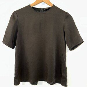 The Row Black Tee US 2